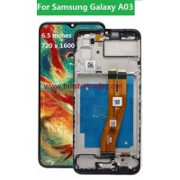    LCD   digitizer with frame SMALL LENS for Samsung Galaxy A03 A035 A035F